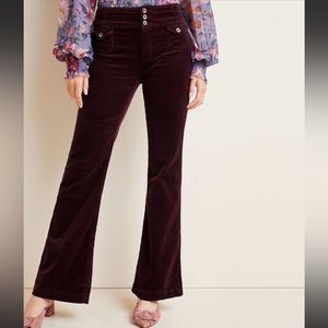 Anthropologie High Rise Corduroy Pants